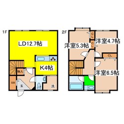 芦野タウンハウスの物件間取画像